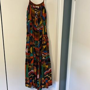 Farm Rio Midi/Maxi Length Sleeveless Dress
